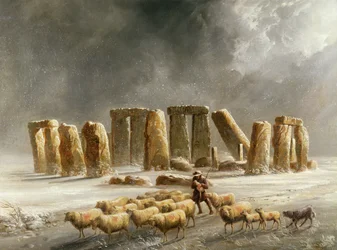 Stonehenge in Inverno